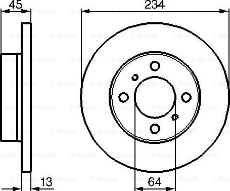 BOSCH 0 986 478 636 - Discofreno autozon.pro