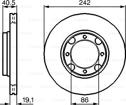 BOSCH 0 986 478 674 - Discofreno autozon.pro