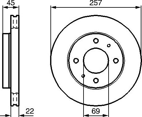 BOSCH 0 986 478 673 - Discofreno autozon.pro