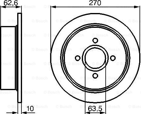 BOSCH 0 986 478 672 - Discofreno autozon.pro