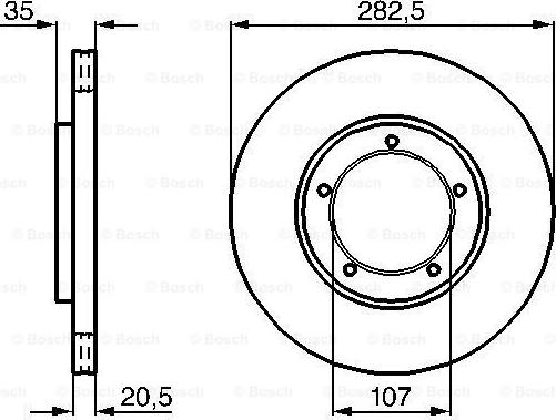 BOSCH 0 986 478 097 - Discofreno autozon.pro