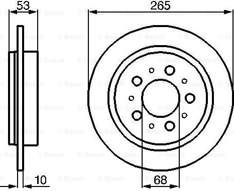 BOSCH 0 986 478 042 - Discofreno autozon.pro