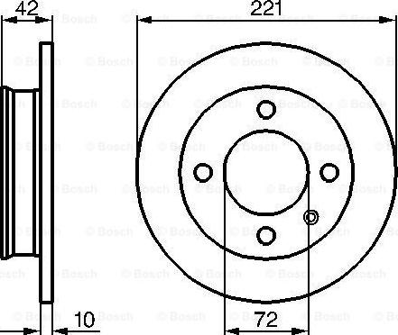 BOSCH 0 986 478 068 - Discofreno autozon.pro