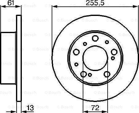 BOSCH 0 986 478 067 - Discofreno autozon.pro