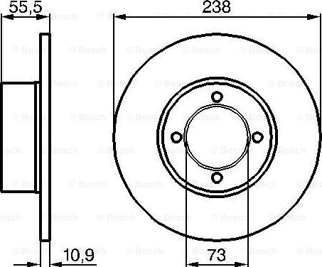 BOSCH 0 986 478 079 - Discofreno autozon.pro