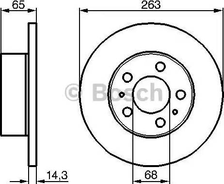 BOSCH 0 986 478 144 - Discofreno autozon.pro