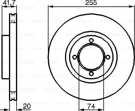 BOSCH 0 986 478 106 - Discofreno autozon.pro