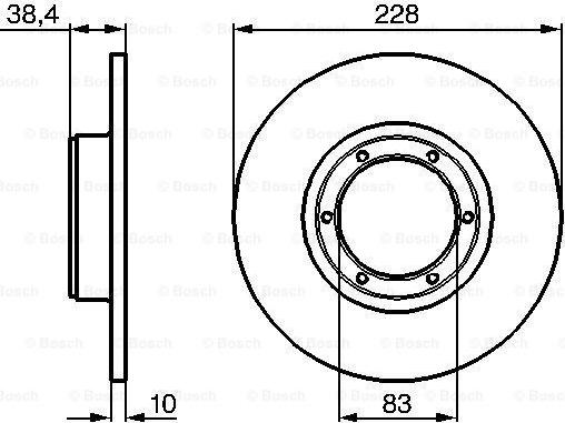 BOSCH 0 986 478 103 - Discofreno autozon.pro