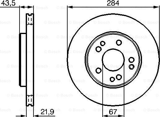 BOSCH 0 986 478 186 - Discofreno autozon.pro