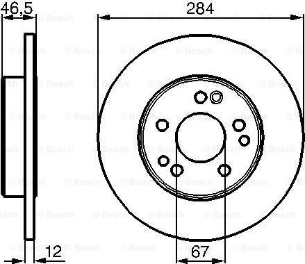 BOSCH 0 986 478 187 - Discofreno autozon.pro