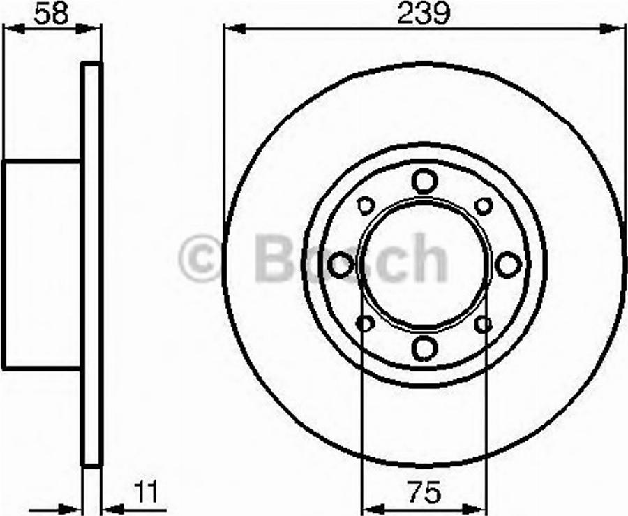 BOSCH 0986478121 - Discofreno autozon.pro