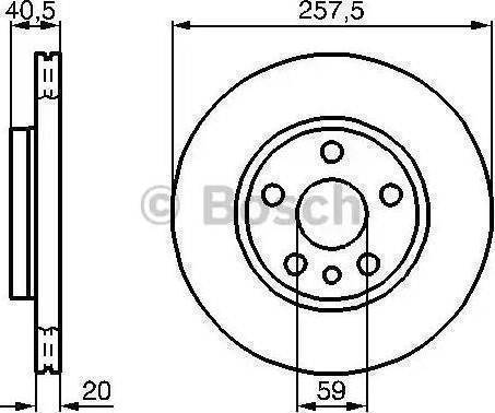 BOSCH 986478896 - Discofreno autozon.pro