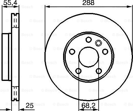 BOSCH 0 986 479 B57 - Discofreno autozon.pro