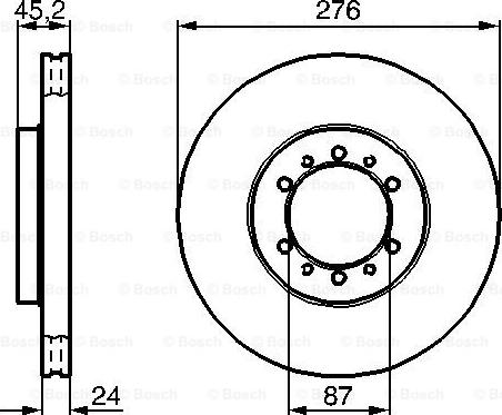 BOSCH 0 986 478 844 - Discofreno autozon.pro