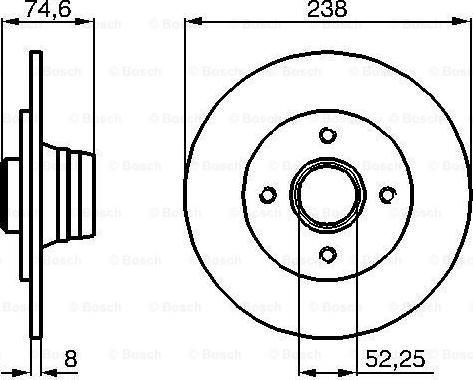 BOSCH 0 986 478 866 - Discofreno autozon.pro