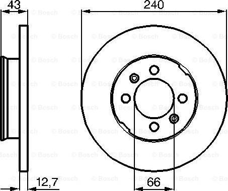 BOSCH 0 986 478 819 - Discofreno autozon.pro