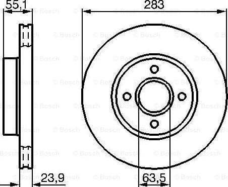 BOSCH 0 986 478 814 - Discofreno autozon.pro