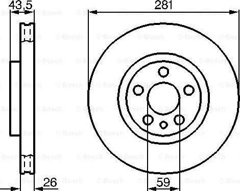 BOSCH 0 986 478 812 - Discofreno autozon.pro