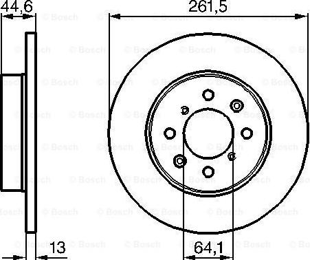 BOSCH 0 986 478 889 - Discofreno autozon.pro