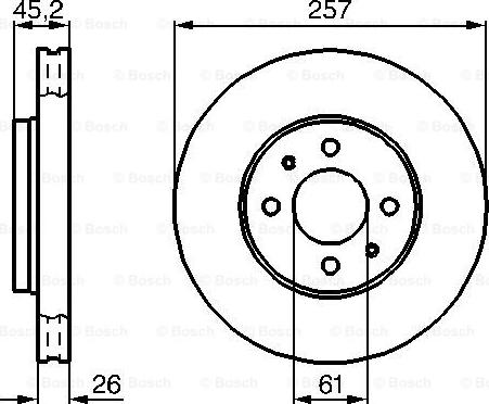 BENDIX 561721B - Discofreno autozon.pro