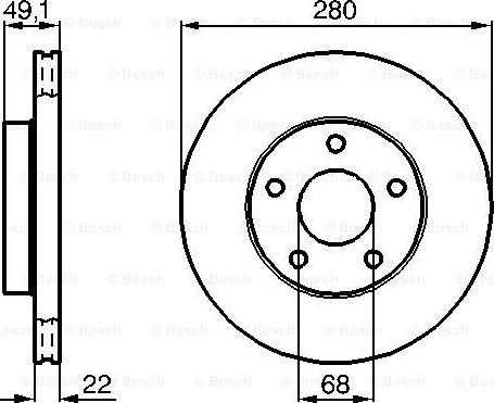 BOSCH 0 986 478 833 - Discofreno autozon.pro