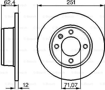 BOSCH 0 986 478 879 - Discofreno autozon.pro