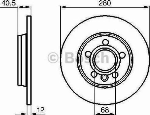 BOSCH 986478871 - Discofreno autozon.pro