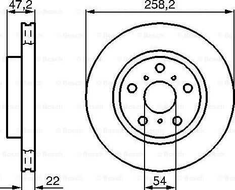 BOSCH 0 986 478 396 - Discofreno autozon.pro