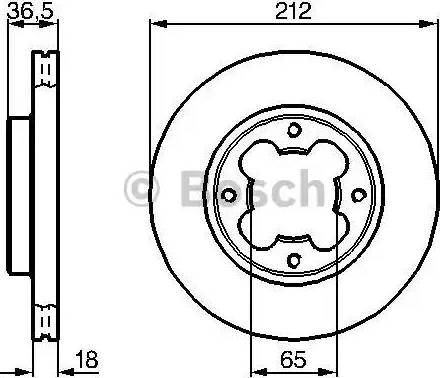 BOSCH 0 986 478 392 - Discofreno autozon.pro