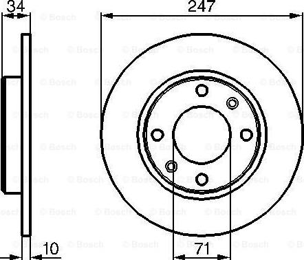 BOSCH 0 986 478 359 - Discofreno autozon.pro