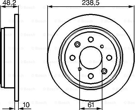 BOSCH 0 986 478 350 - Discofreno autozon.pro