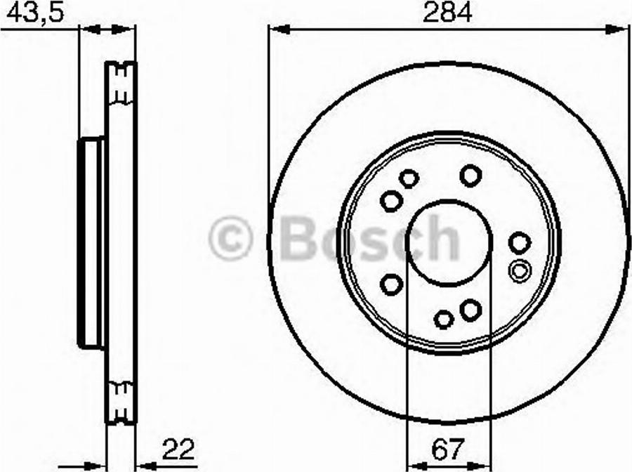 BOSCH 0 986 478 300 - Discofreno autozon.pro