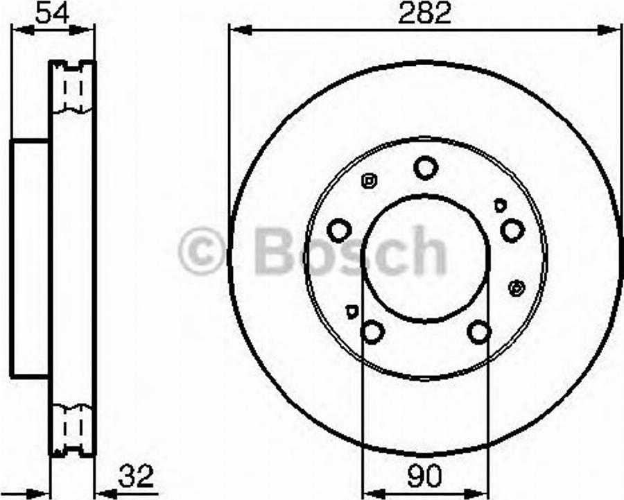 BOSCH 0 986 478 312 - Discofreno autozon.pro