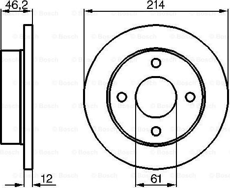 BOSCH 0 986 478 389 - Discofreno autozon.pro