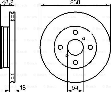 BOSCH 0 986 478 385 - Discofreno autozon.pro