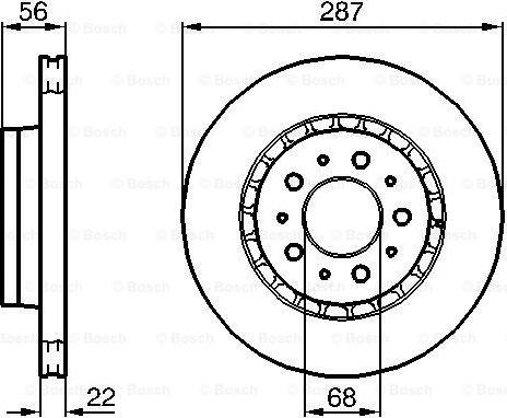 BOSCH 0 986 478 388 - Discofreno autozon.pro