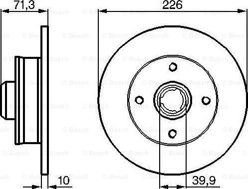 BOSCH 0 986 478 331 - Discofreno autozon.pro