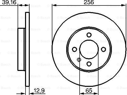 BOSCH 0 986 479 B30 - Discofreno autozon.pro