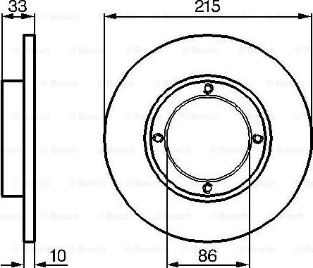 BOSCH 0 986 478 376 - Discofreno autozon.pro