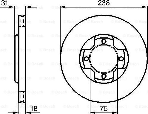 BOSCH 0 986 478 249 - Discofreno autozon.pro