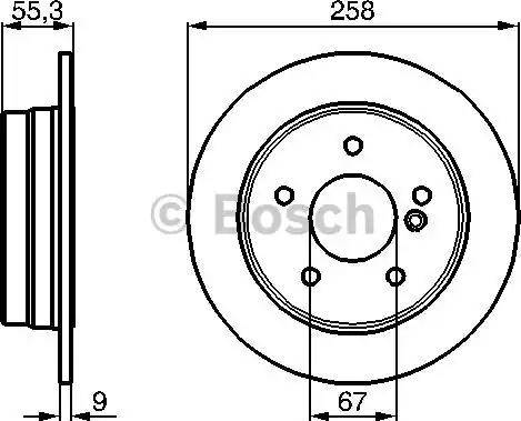 BOSCH 0 986 478 255 - Discofreno autozon.pro