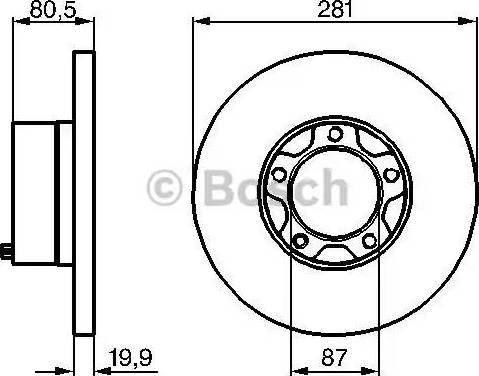 BOSCH 0 986 478 206 - Discofreno autozon.pro