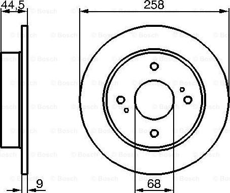 BOSCH 0 986 478 284 - Discofreno autozon.pro