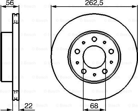 BOSCH 0 986 478 283 - Discofreno autozon.pro