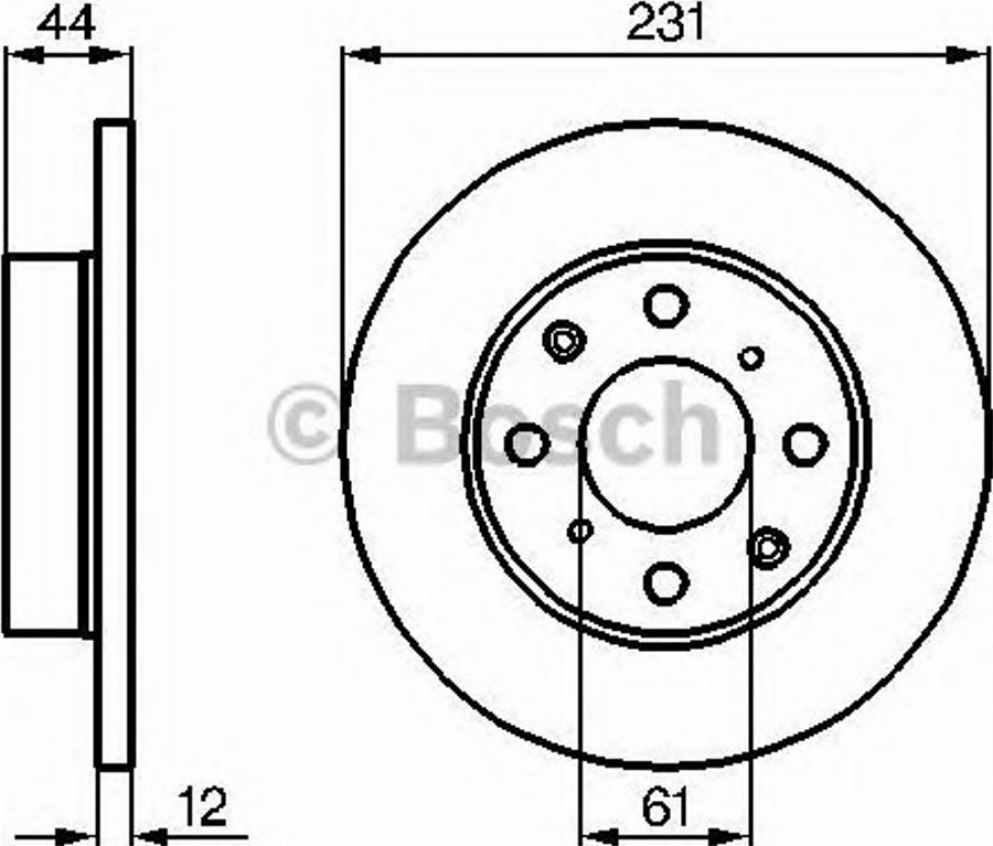 BOSCH 0986478239 - Discofreno autozon.pro