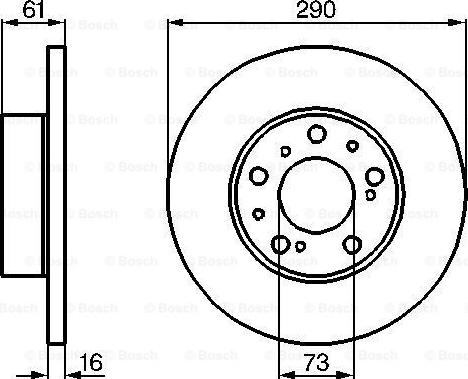 BOSCH 0 986 478 234 - Discofreno autozon.pro