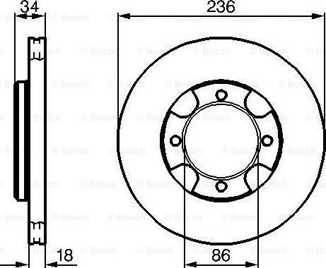 BOSCH 0 986 478 277 - Discofreno autozon.pro