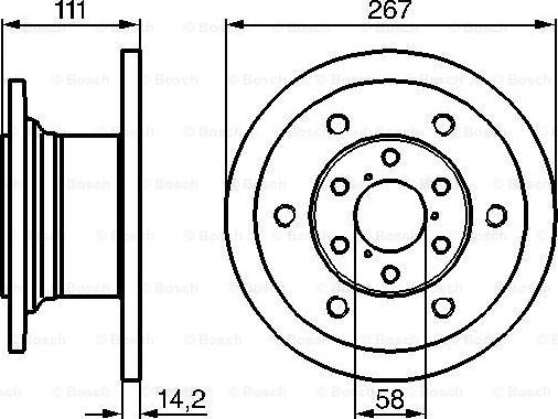 BOSCH 0 986 478 742 - Discofreno autozon.pro