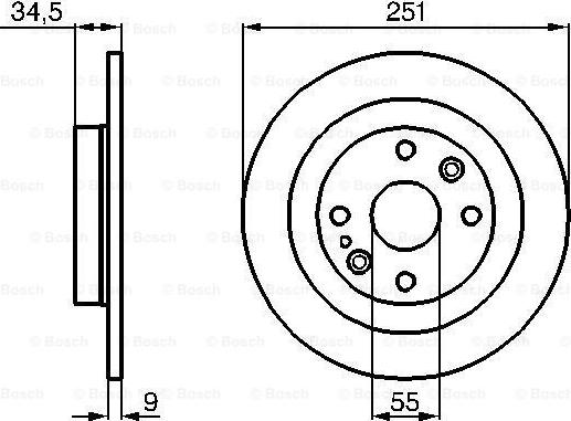 BOSCH 0 986 478 701 - Discofreno autozon.pro