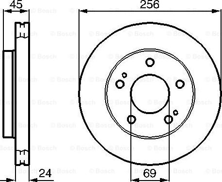 BOSCH 0 986 478 708 - Discofreno autozon.pro